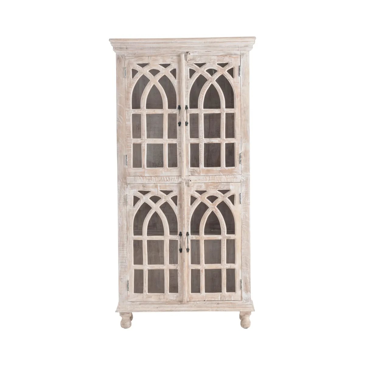 Bengal Manor Cathedral 4-Door Curio Cabinet