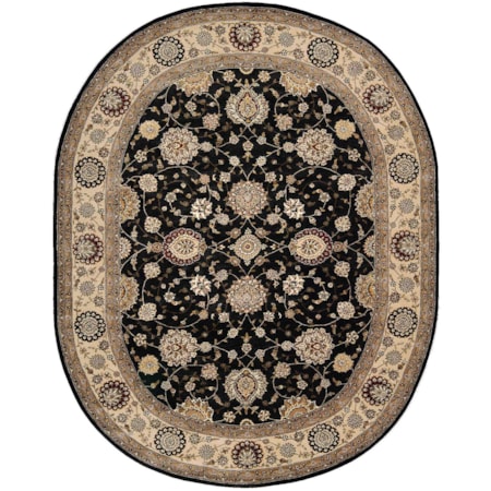 7'6" x 9'6" Oval  Rug