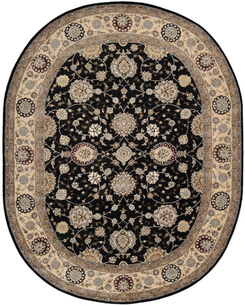 7'6" x 9'6" Oval Midnight Oval Rug