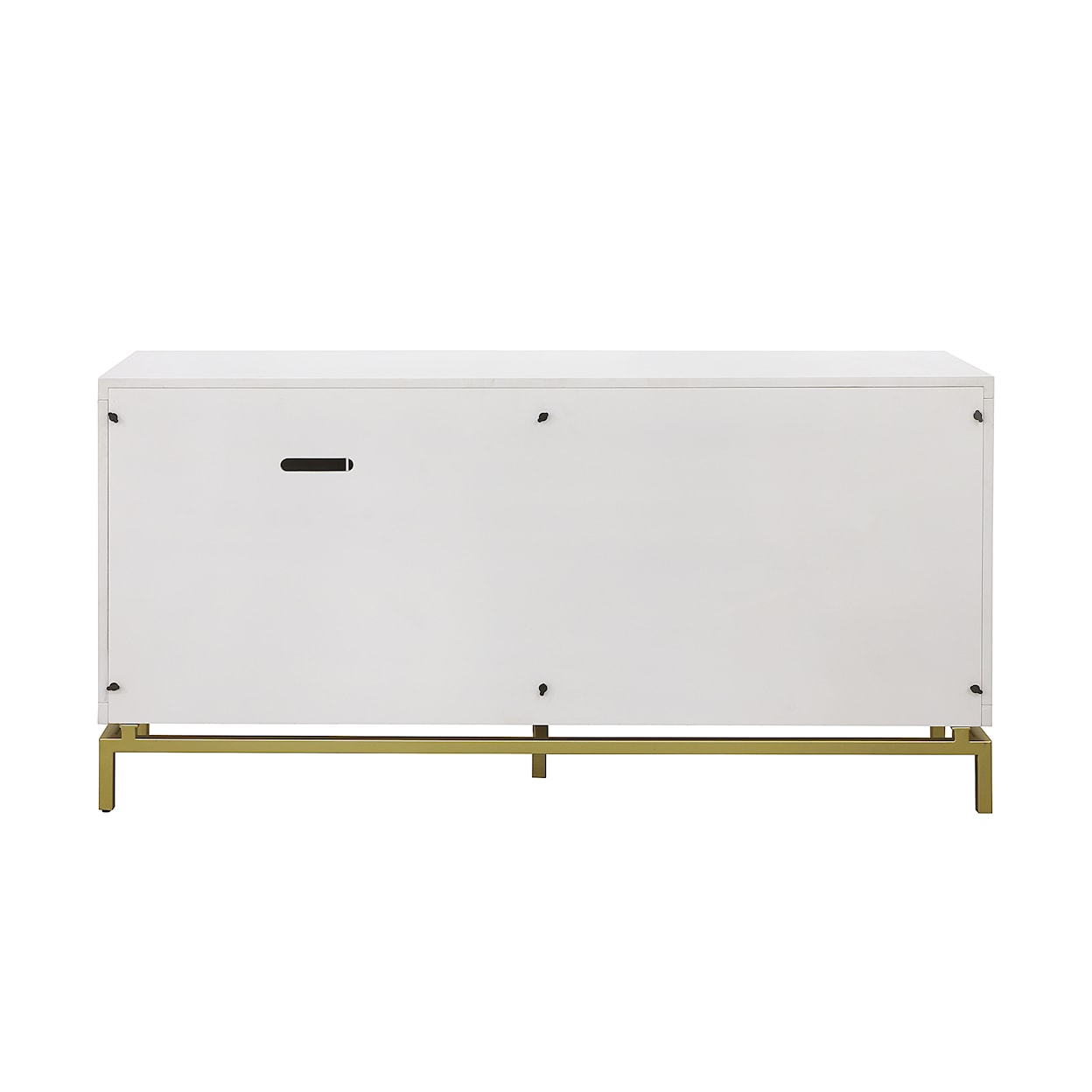 Accentrics Home Accents White Modern Glam Sideboard