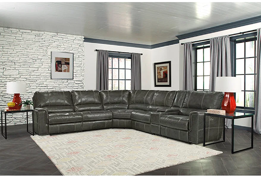 Salinger Power Sectional by Parker Living at Galleria Furniture, Inc.