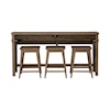 Liberty Furniture Pinebrook Ridge 4-Piece Bar and Stool Set