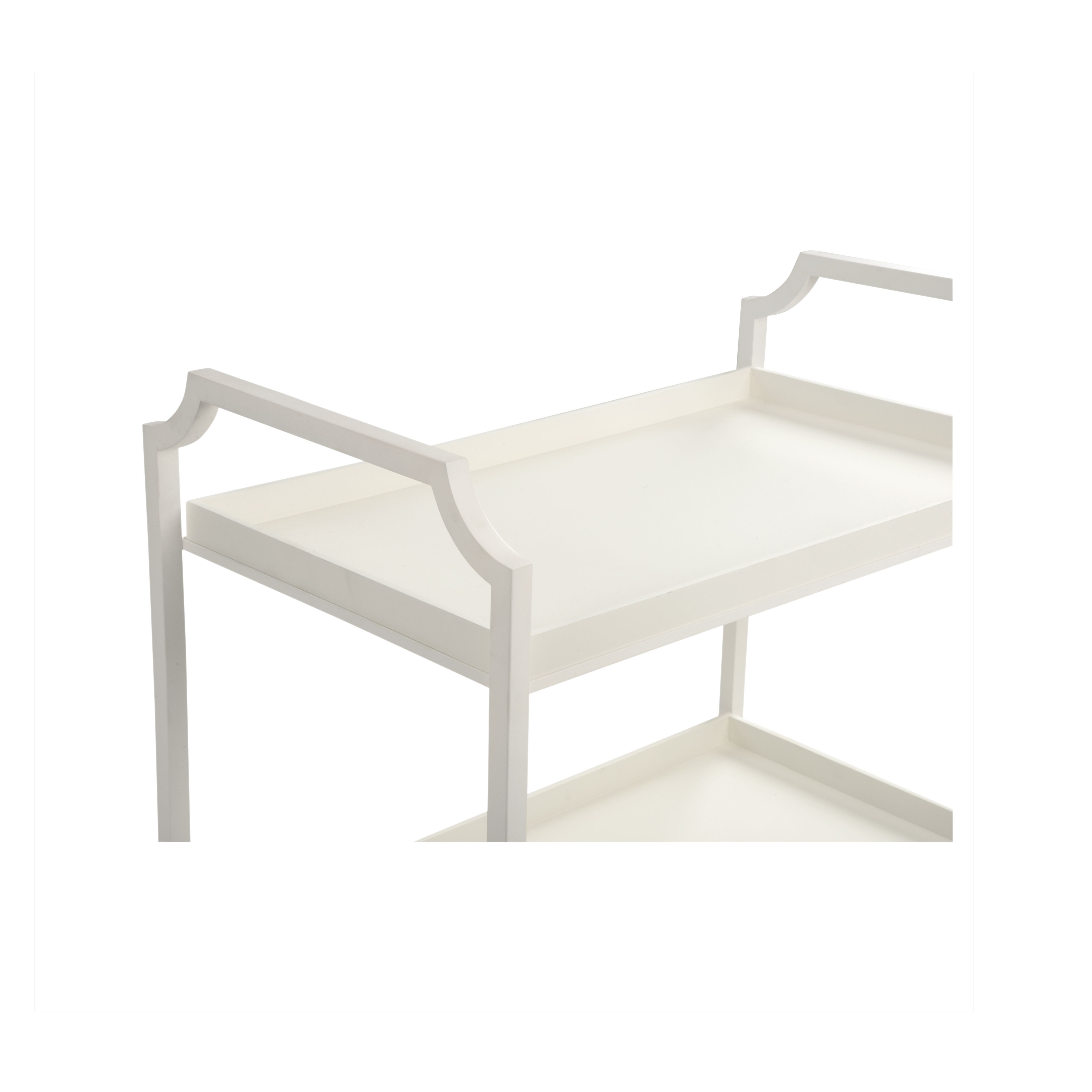 Blake Bar Cart - White