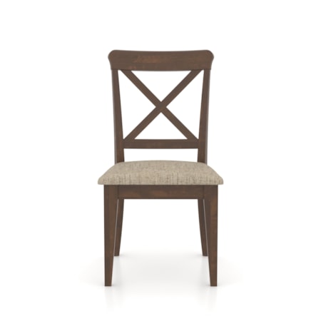 Cross-Back Dining Side Chair