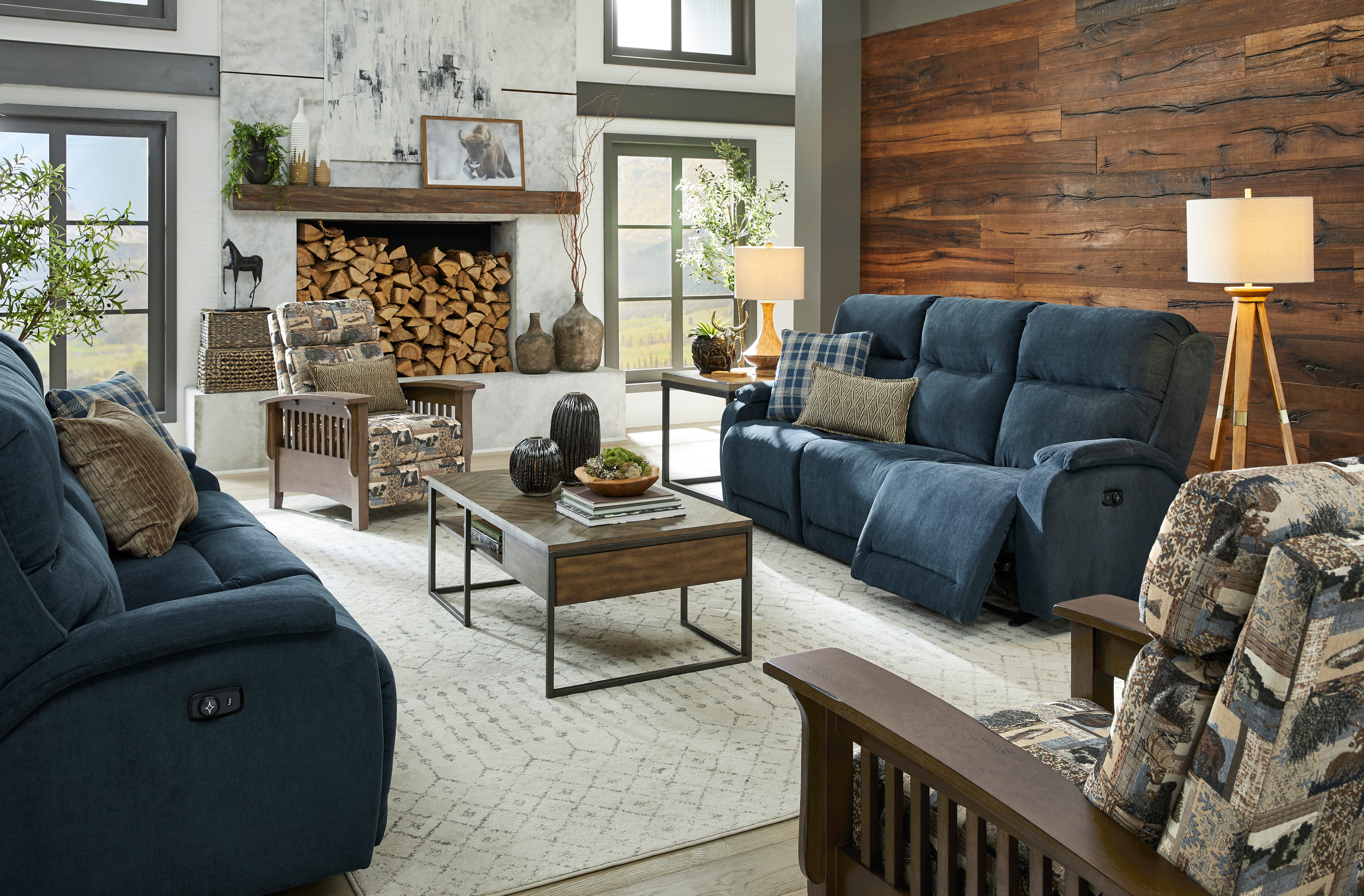 Best Home Furnishings Field & Stream Power Reclining Wall-Safe Sofa