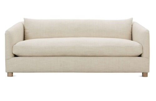 Contemporary 76" Bench Cushion Sofa with Cloud Cushion