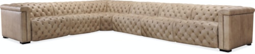 Grandier 6-Piece Power Leather Sect 3 Rec w/Power HR