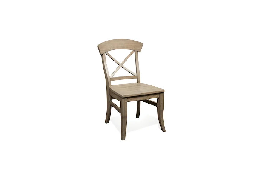Regan X-Back Dining Side Chair by Riverside Furniture at Zak's Home