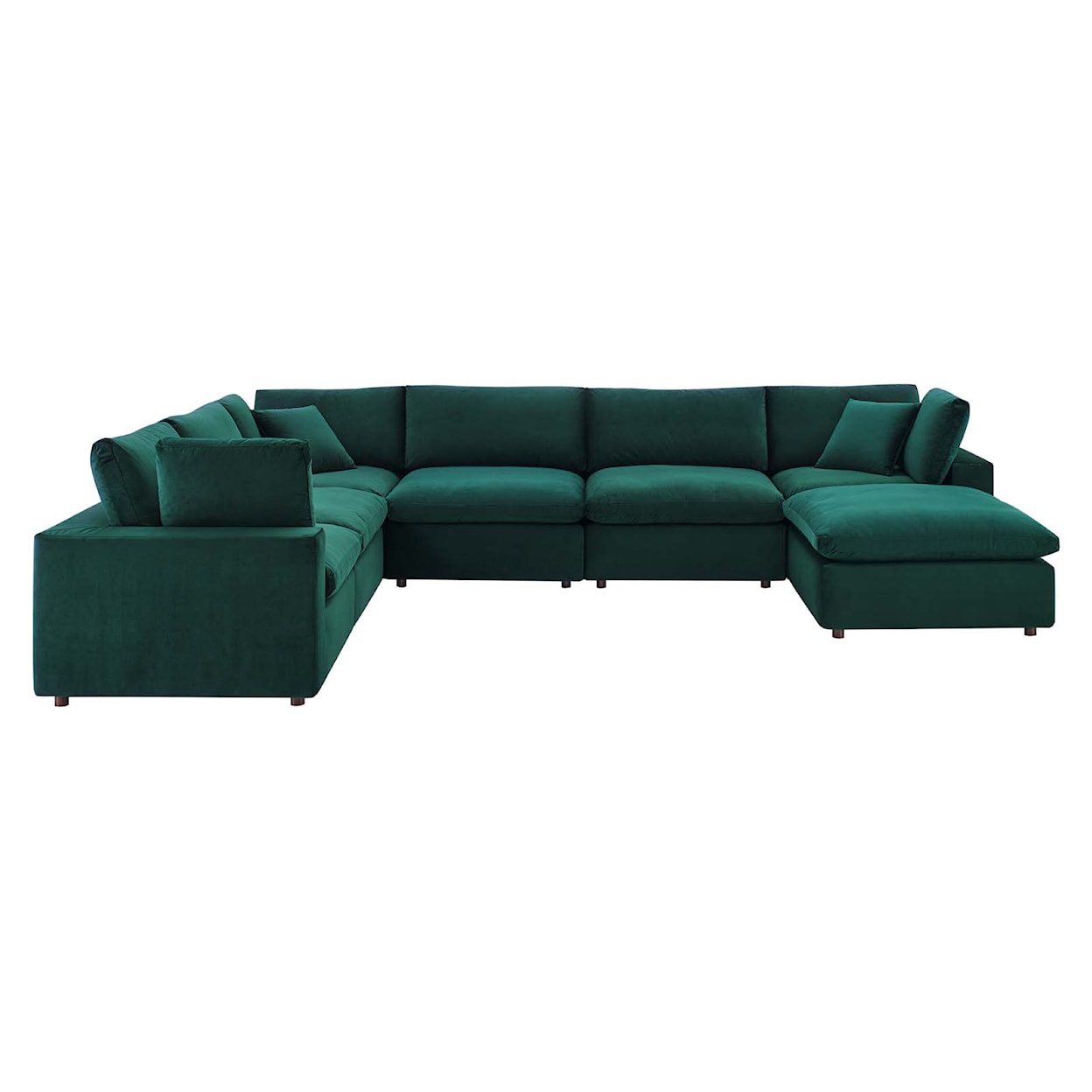 Modway Commix 7-Piece Sectional Sofa