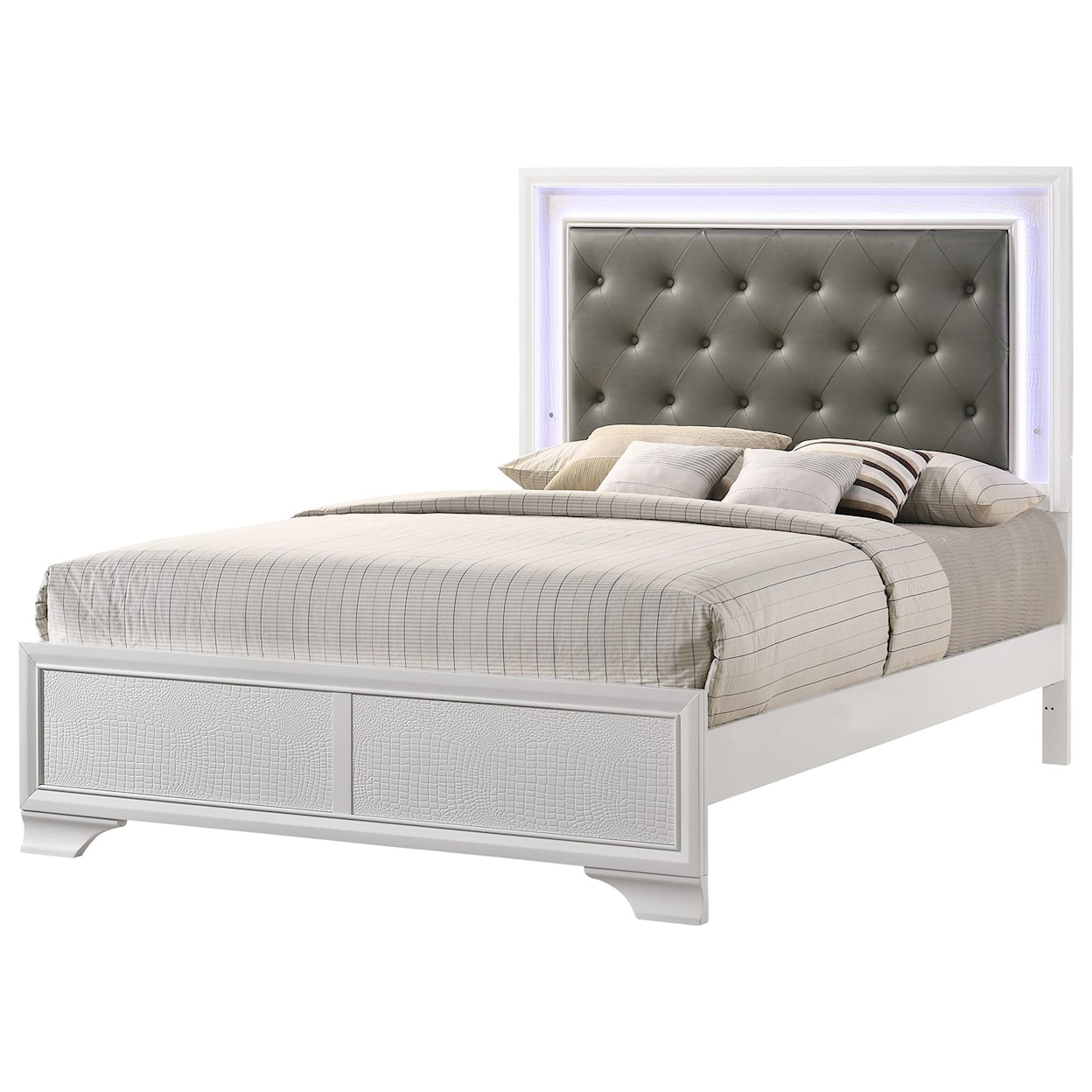 CM Lyssa Upholstered Headboard Bed