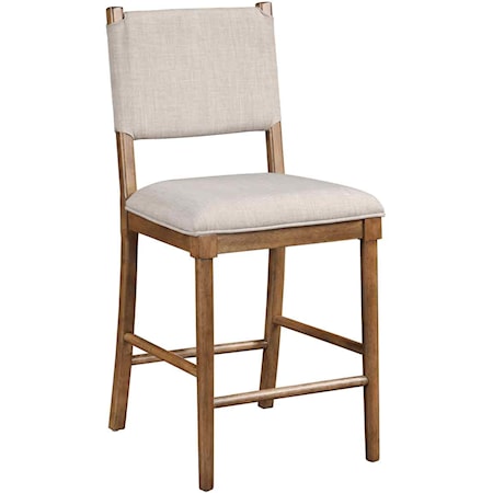 Upholstered Counter-Height Dining Stool