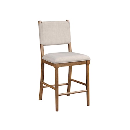 Upholstered Counter-Height Dining Stool