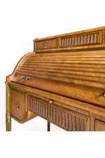 Jonathan Charles JC Traditional Satinwood Roll Top Desk