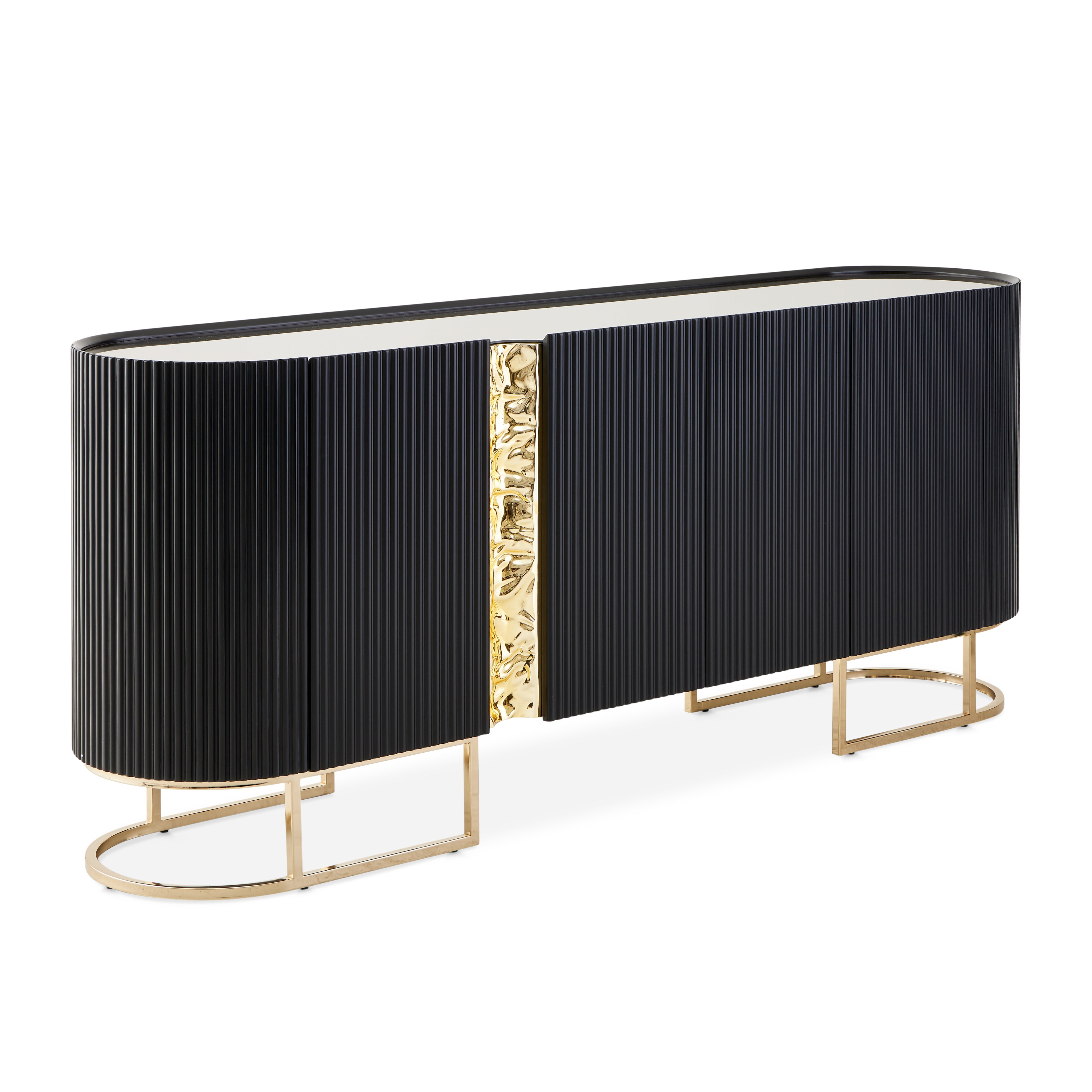 Michael Amini Lisbon Oval Console Table
