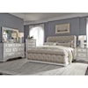Libby Abbey Park 5-Piece Upholstered King Sleigh Bedroom Set