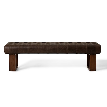 Wyatt Tufted Bench