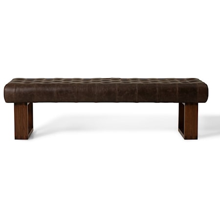 Wyatt Tufted Bench