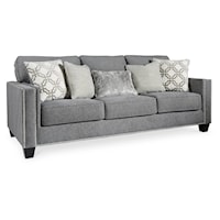 Casual Sofa with Accent Pillows