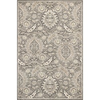 2'3" X 3'9" Grey Artisan Area Rug