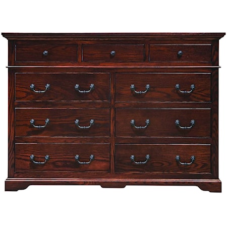 Traditional 9-Drawer Dresser