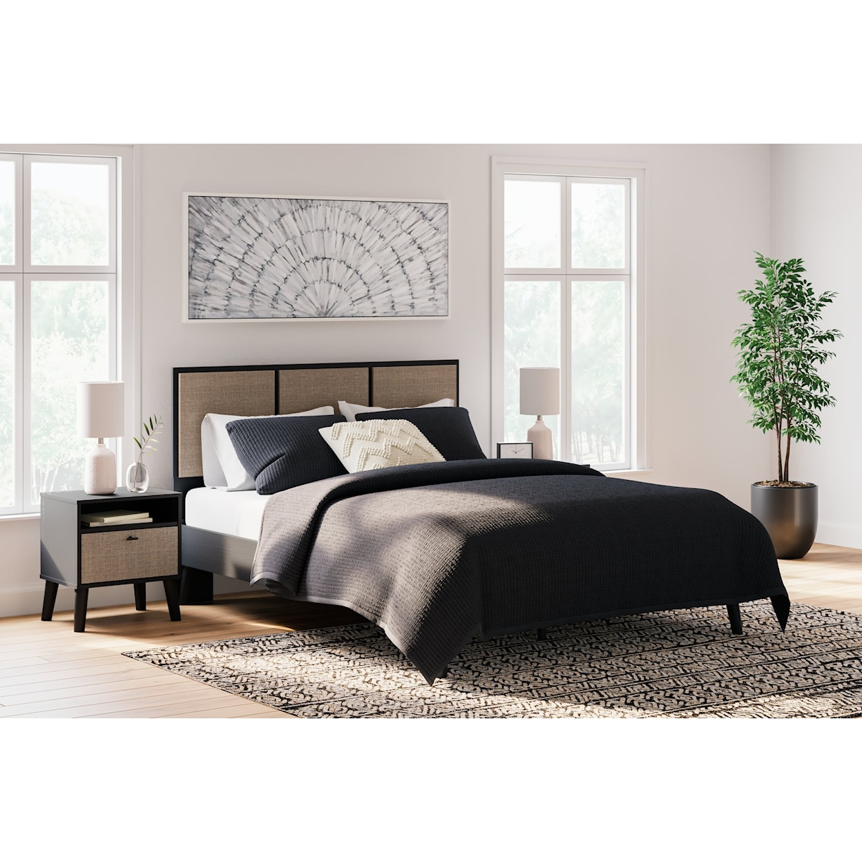 Ashley Signature Design Charlang Queen Panel Platform Bed