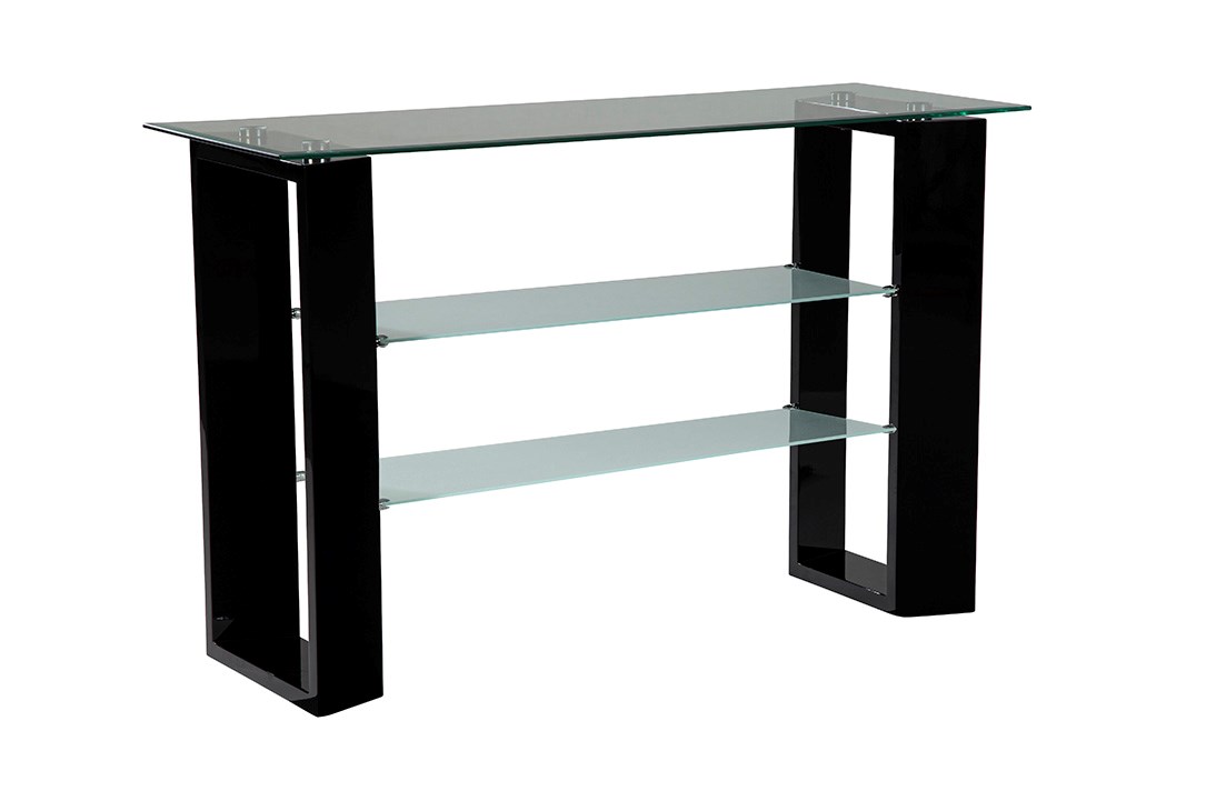 bouclair glass console table