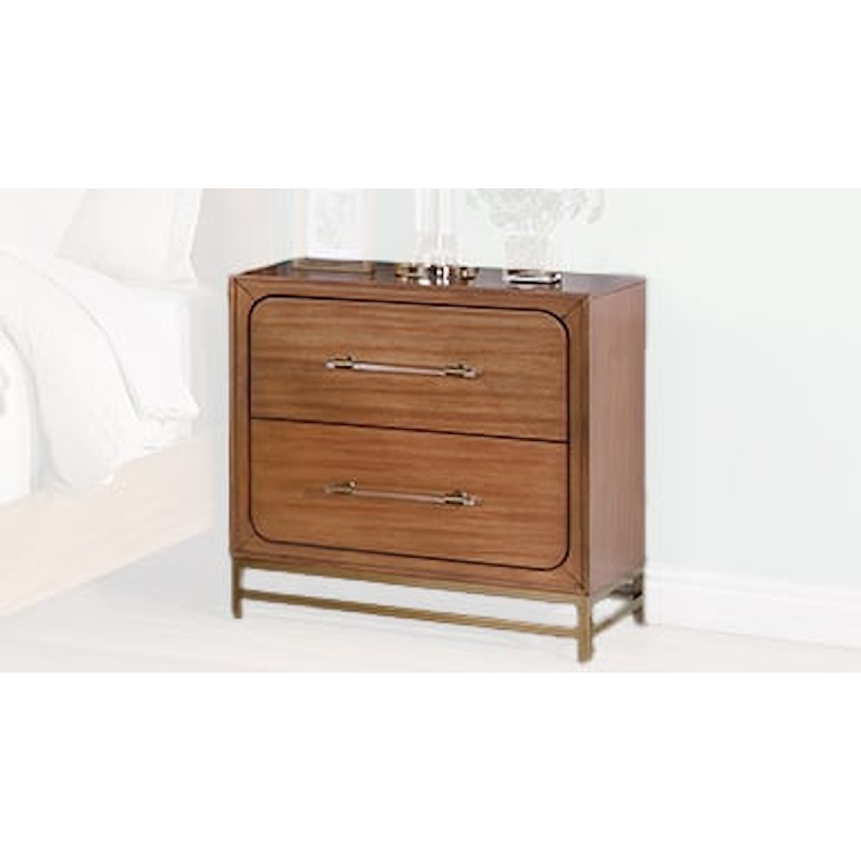 New Classic Furniture Silhouette 2-Drawer Nightstand