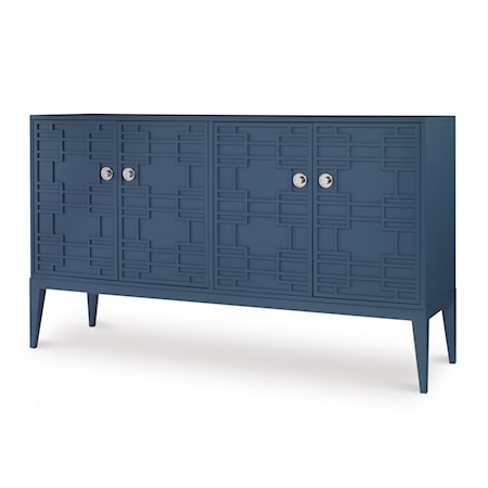 Details 4 Door Tall Credenza