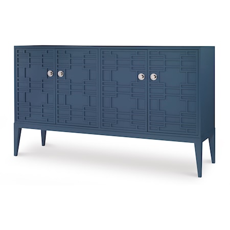 Details 4 Door Tall Credenza