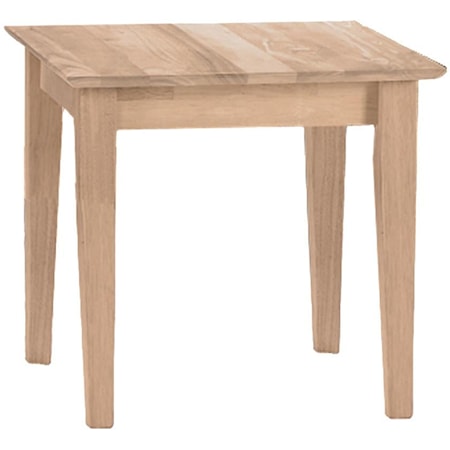 Casual Shaker End Table