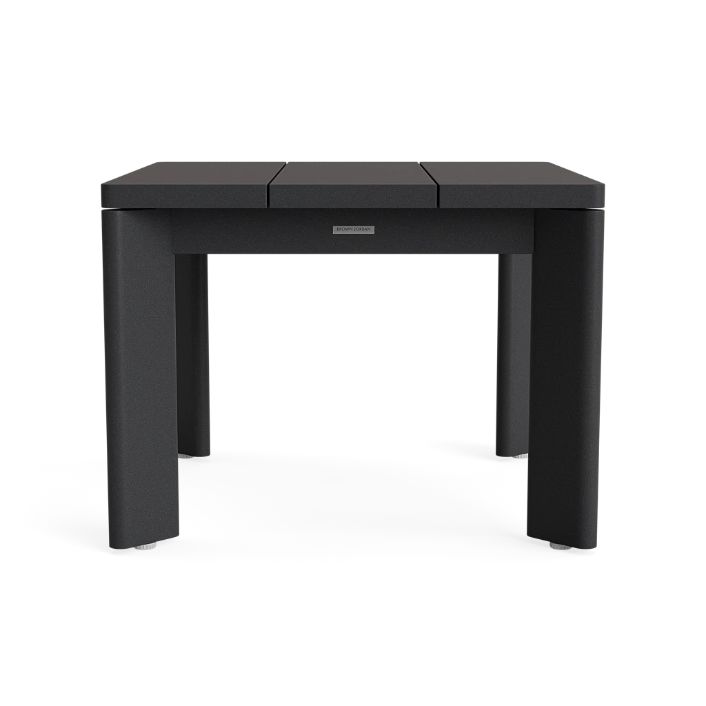 26" Square Aluminum Side Table