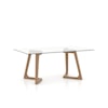 Canadel Modern Glass Top Dining Table