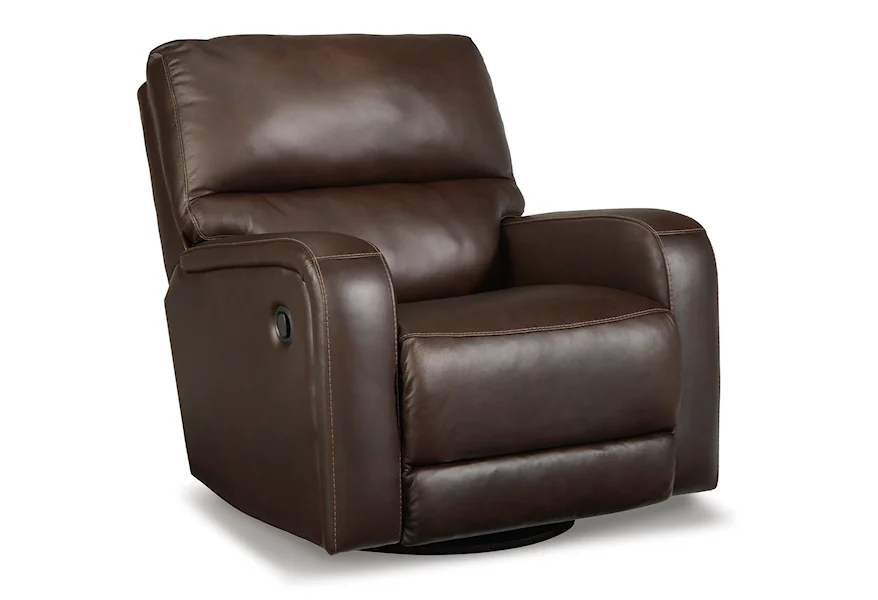 Emblera Swivel Glider Recliner by Signature Design by Ashley at Furniture and ApplianceMart