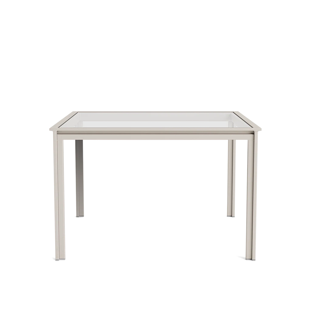 Brown Jordan Swim Modern 45" Sq. Glass-Top Dining Table