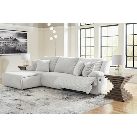 3-Piece Reclining Sectional with Chaise