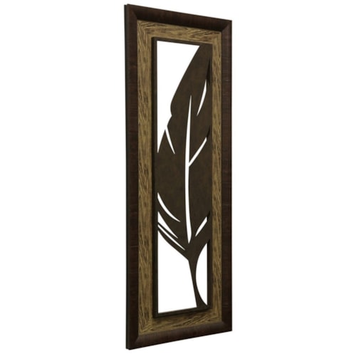 Metal Laser Cut Palm Leaf II