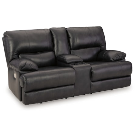 Pwr Rec Loveseat/Con/Adj Hdrst