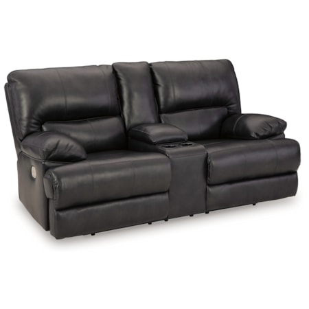Pwr Rec Loveseat/Con/Adj Hdrst