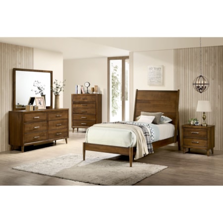 Twin Panel Bed