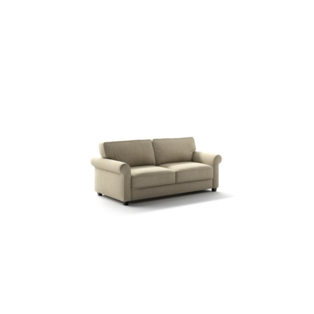 Rolled-Arm Queen Sleeper Loveseat