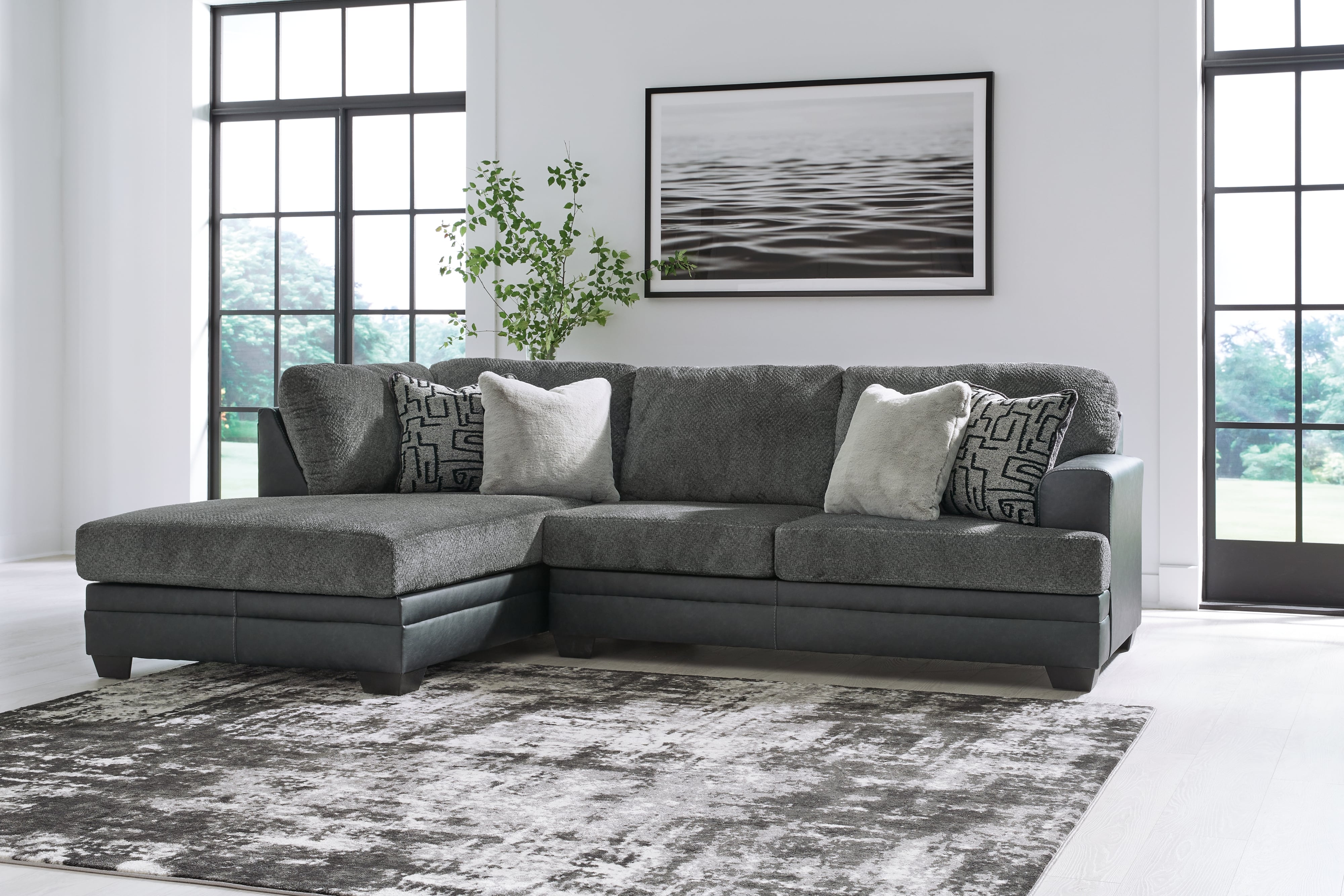 2-Piece Sectional With Chaise
