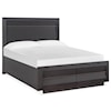 Magnussen Home Wentworth Village Bedroom Queen Wood/Metal Panel Storage Bed