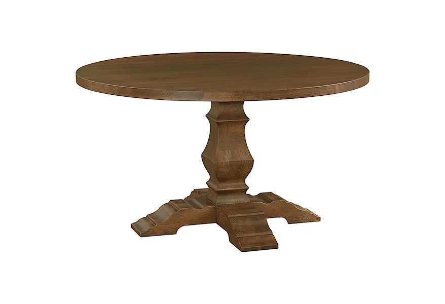 BenchMade Dining Table by Bassett at Esprit Decor Home Furnishings