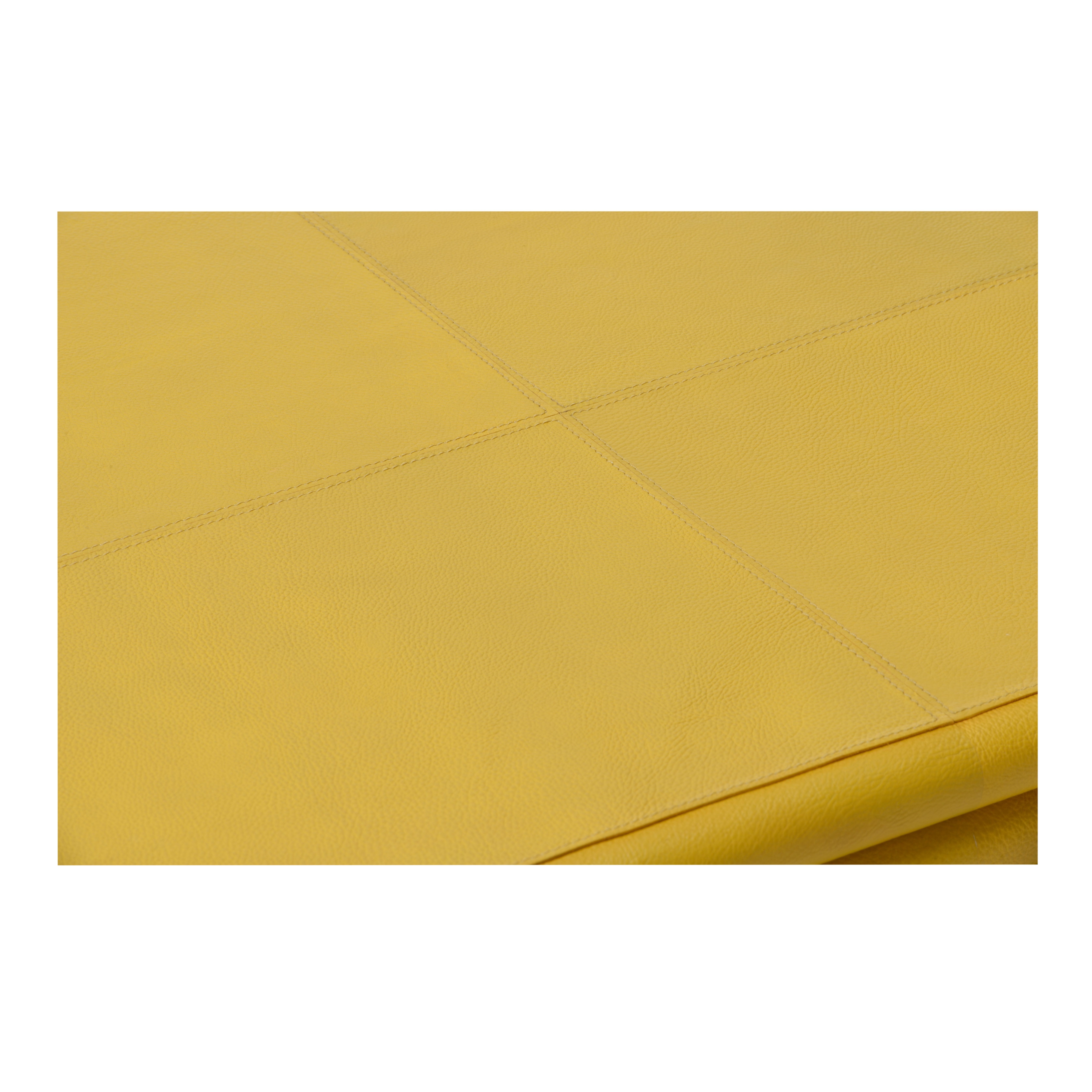 Chelsea House Chelsea House Misc Coulter Leather Cocktail Table- Yellow