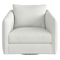 Contemporary Outdoor Swivel Accent Chair