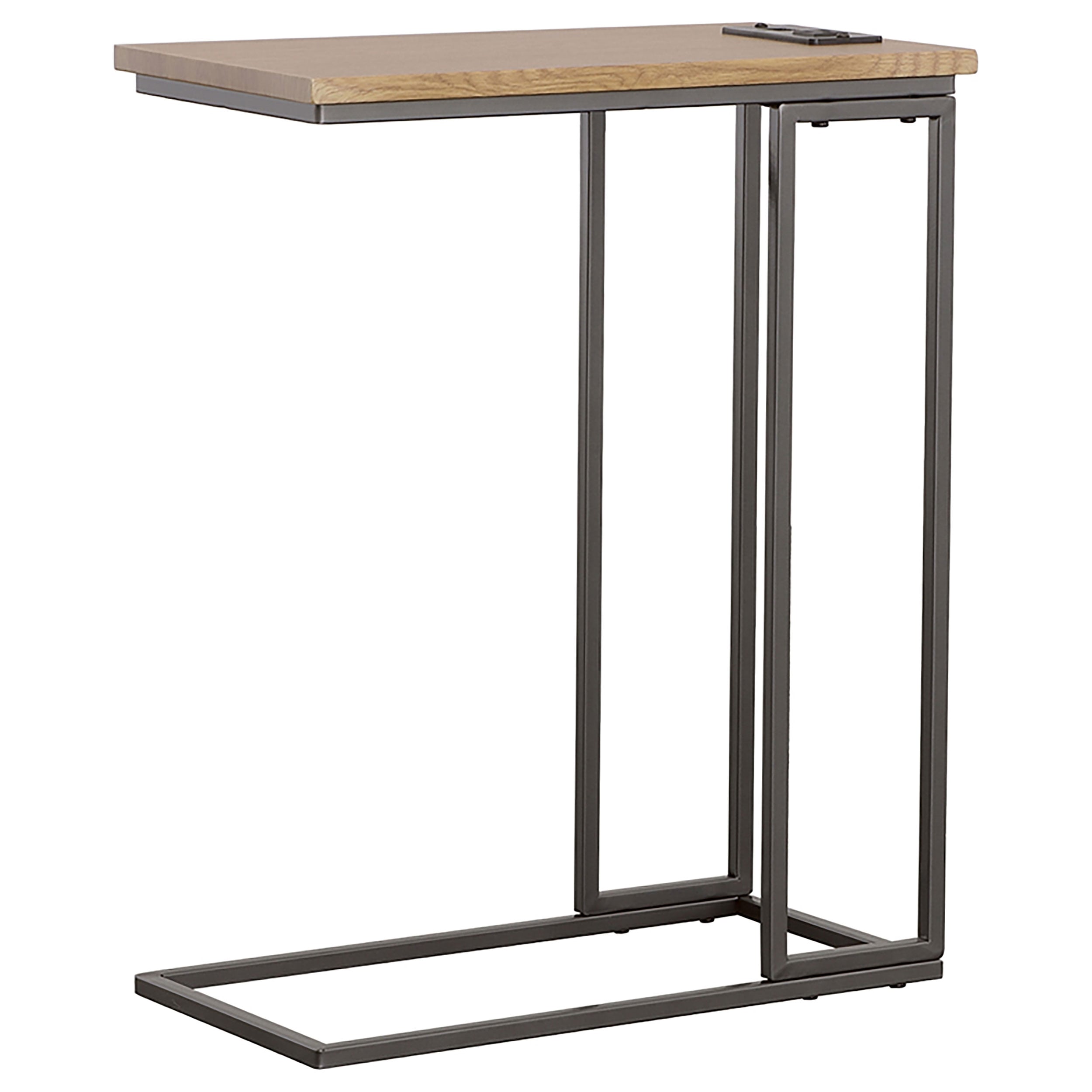 Coaster Rudy Rudy C-Shaped Side Table w/ Power Outlet