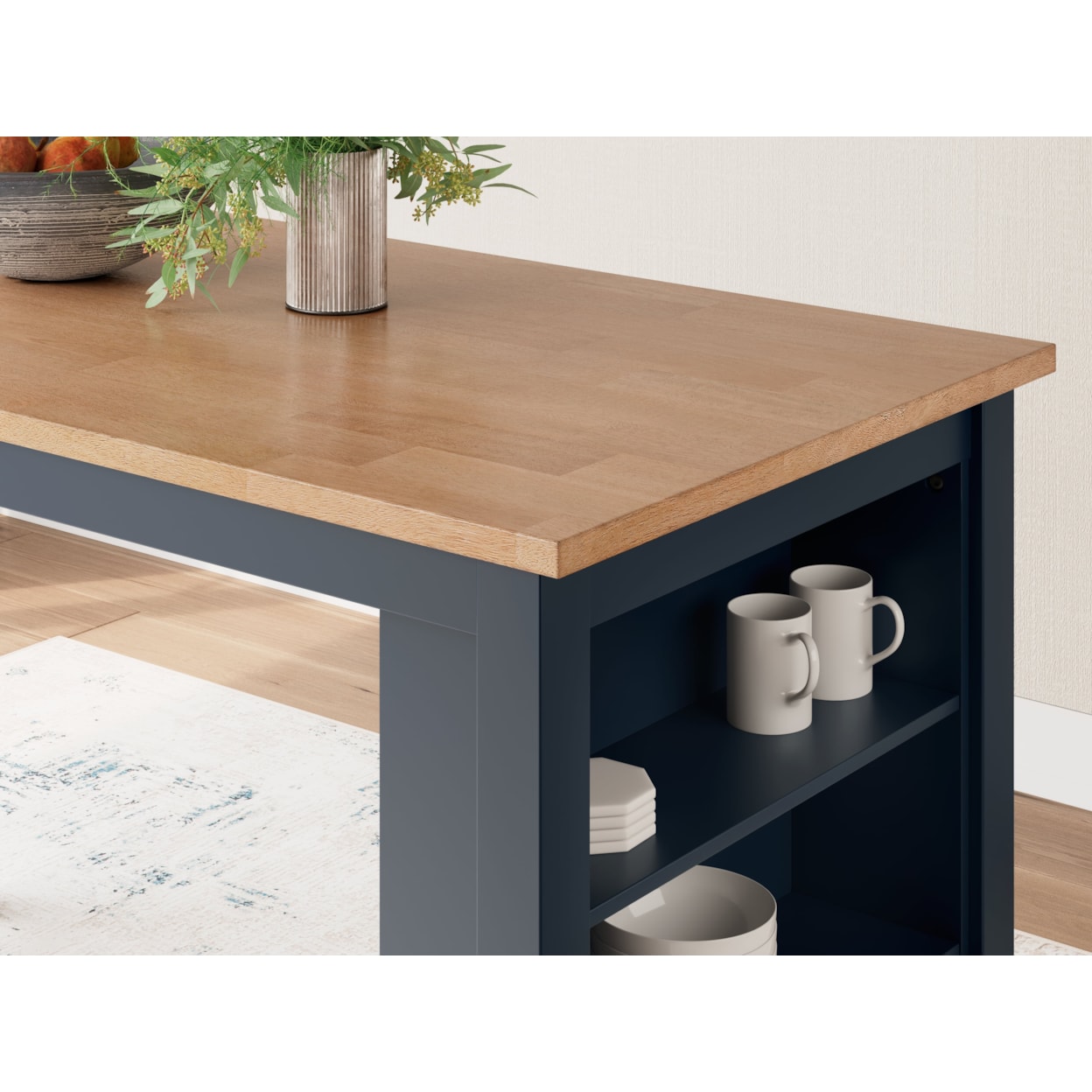 Signature Design by Ashley Gesthaven D399-13 Casual 3-Shelf Counter ...