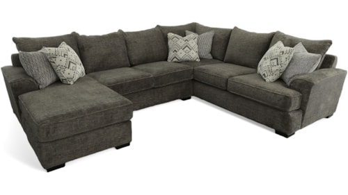 Casual 2-pc. L-Shape Chaise Sectional Sofa with Storage