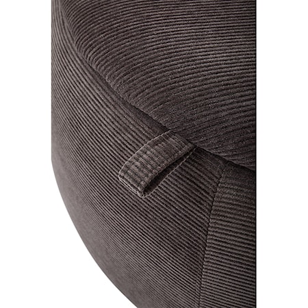 Upholstered Round Ottoman