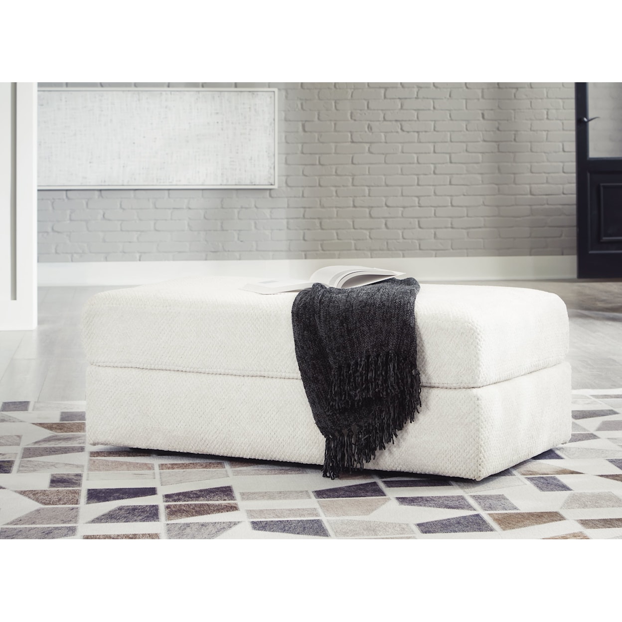 Ashley Furniture Signature Design Karinne Oversized Accent Ottoman